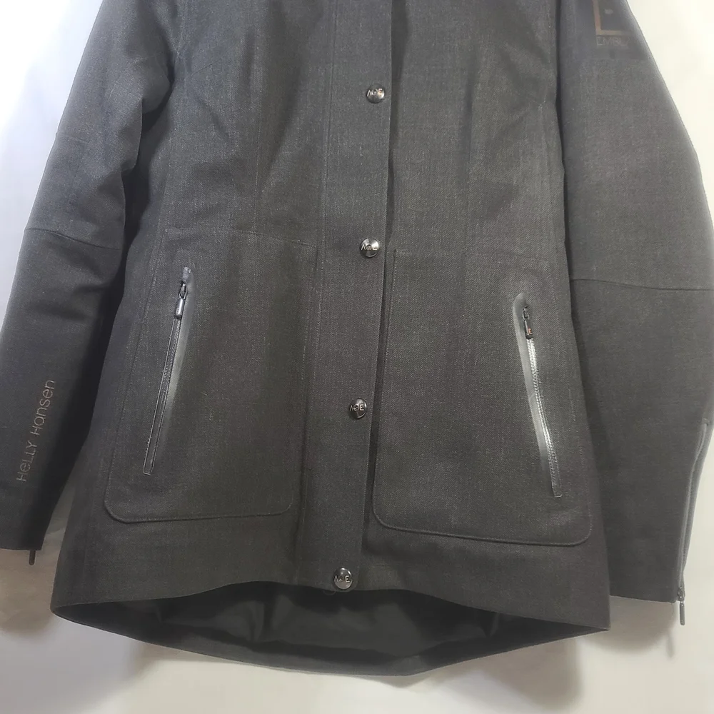 Embla By Helly Hansen Ask Embla Primaloft Women's Charcoal Gray  Coat Size Small - Picture 3 of 16